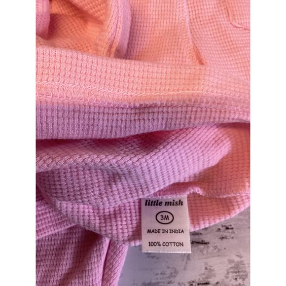 Little Mish Baby Girl Sweatshirt And Leggings Pink Set 3 Months - Picture 4 of 4